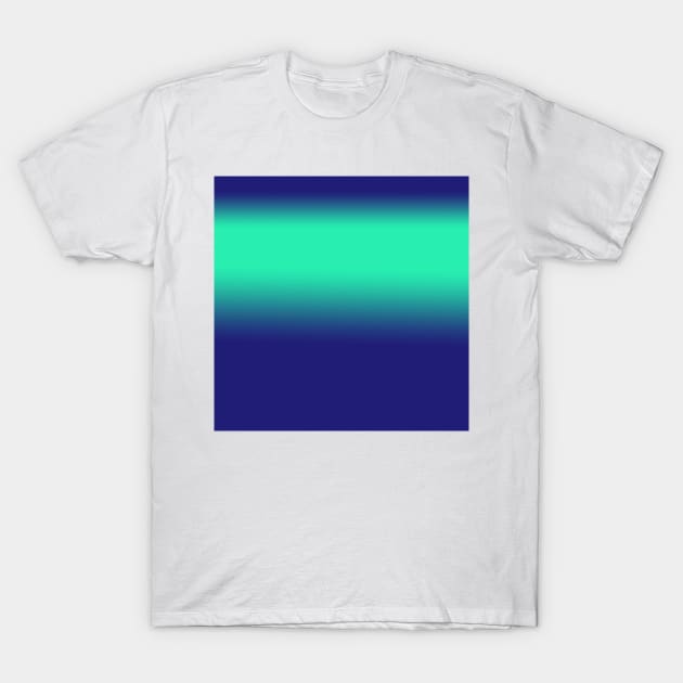 blue white green texture art T-Shirt by Artistic_st